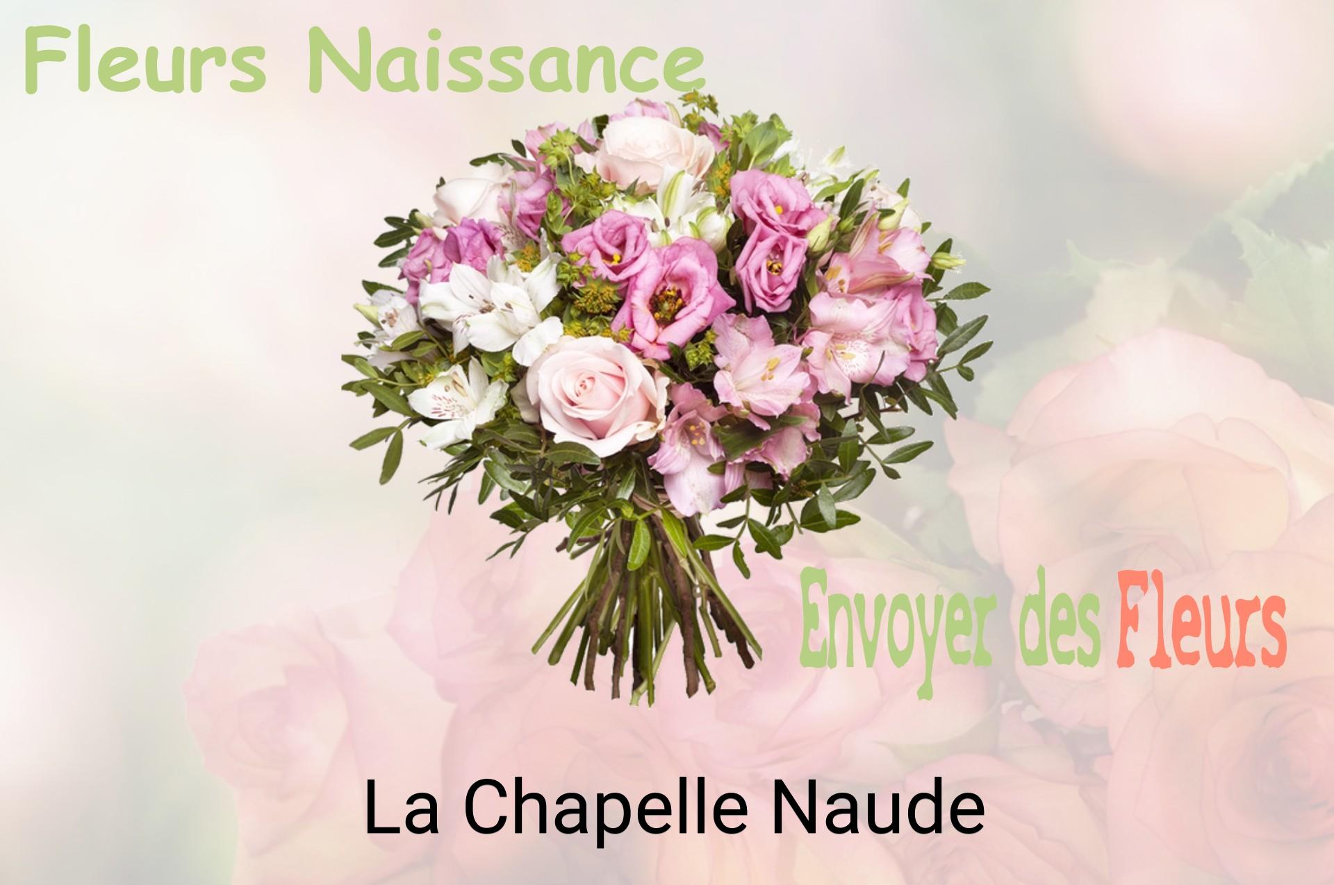 Bouquet de fleurs de naissance livré à La Chapelle-Naude